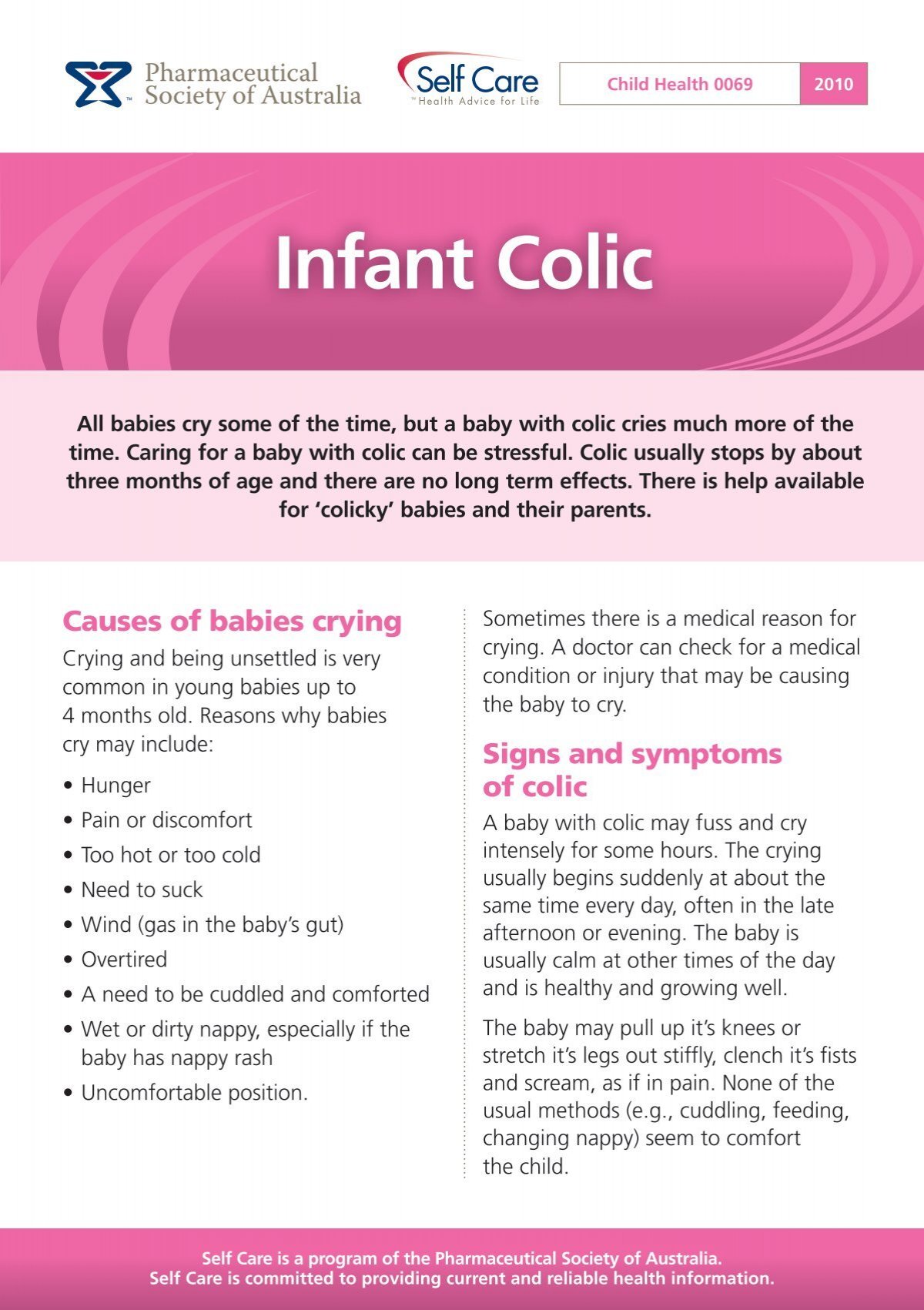 colic ends at what age