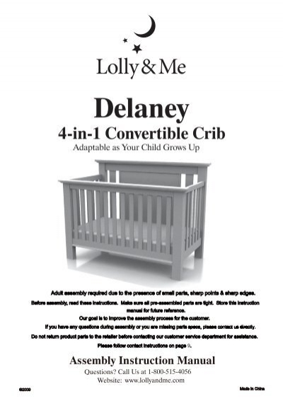 lolly and me crib instructions