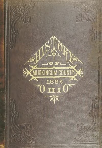1877 OHIO RAILROAD MAP UNION MUSKINGUM KNOX NOBLE COUNTY Ancient tribes HUGE 