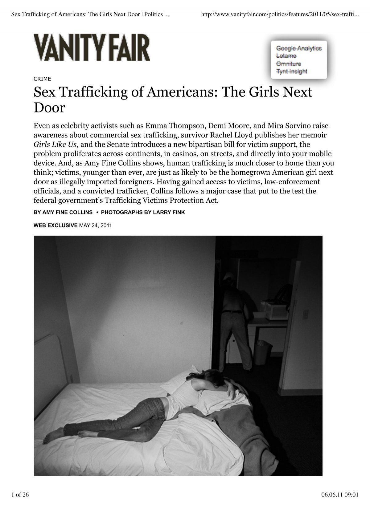 Sex Trafficking Of Americans The Girls Next Door Hans Hafner 