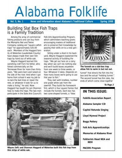 Building Slat Box Fish Traps is a Family Tradition - Alabama State