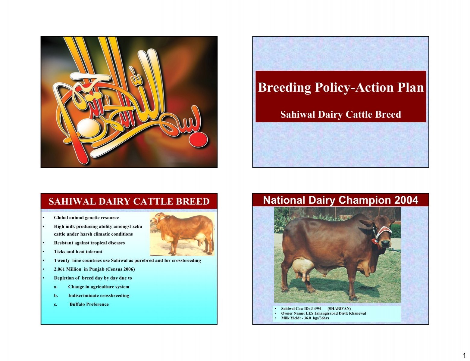 cattle breeding business plan