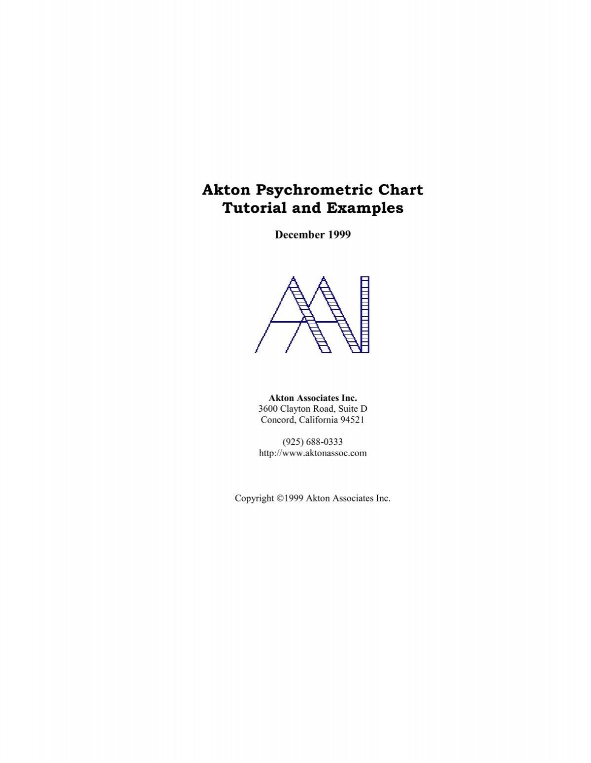 Psychrometric Chart Tutorial