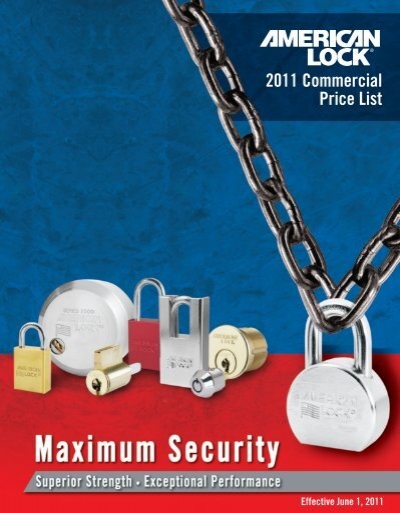 AMERICAN LOCK ADCL5814AKA-C346A Standard Keyed Cam Lock Key C346A 