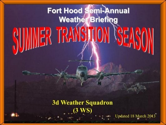 semi-annual aviation weather brief - Fort Hood