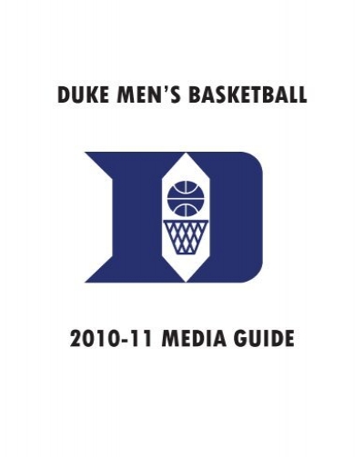 DUKE MEn's BasKEtBall 2010-11 MEDIa GUIDE - Duke University 