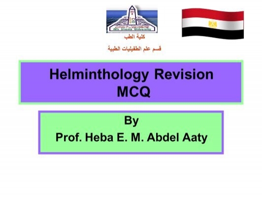 helminthology mcqs