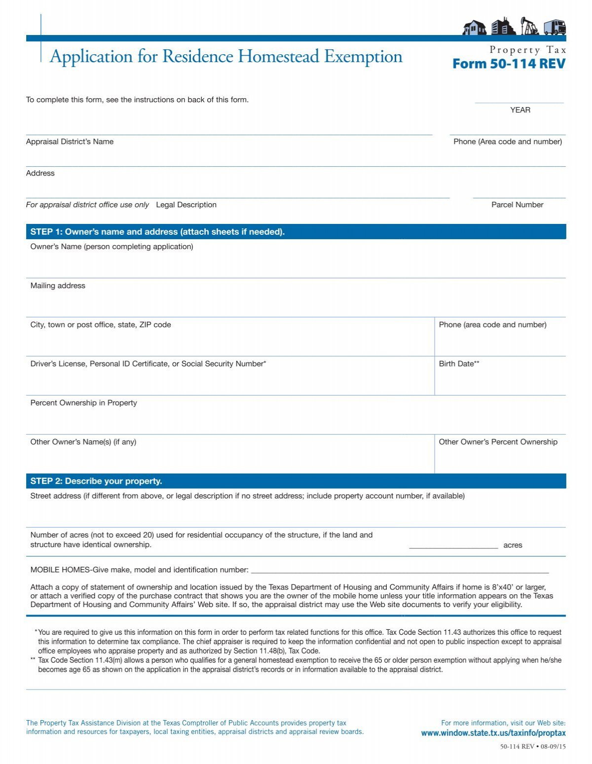 application-for-residence-homestead-exemption