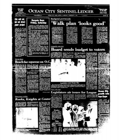 Walk plan looks good* - On-Line Newspaper Archives of Ocean City
