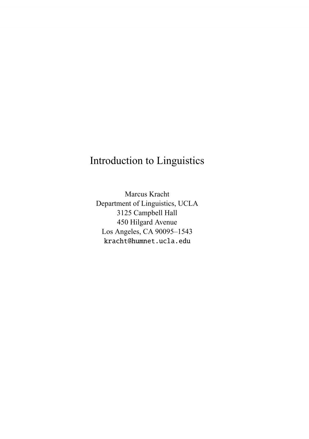 ucla linguistics dissertations