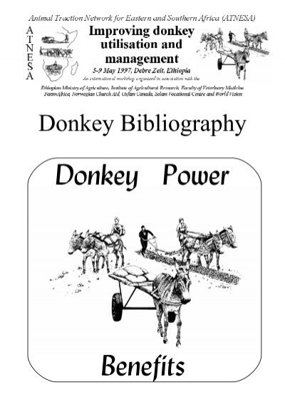 bibliography of published works - ATNESA Animal Traction Network ...