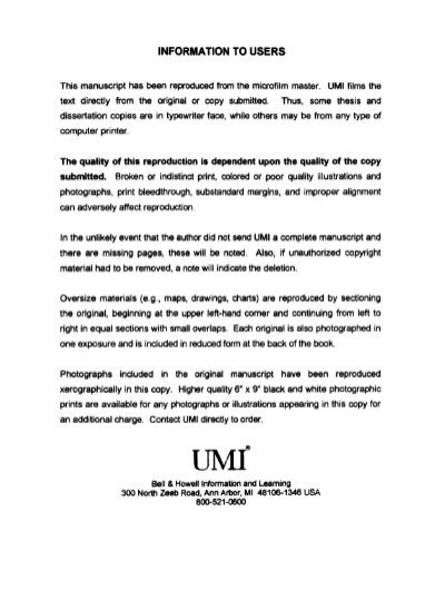 dissertation university of arizona