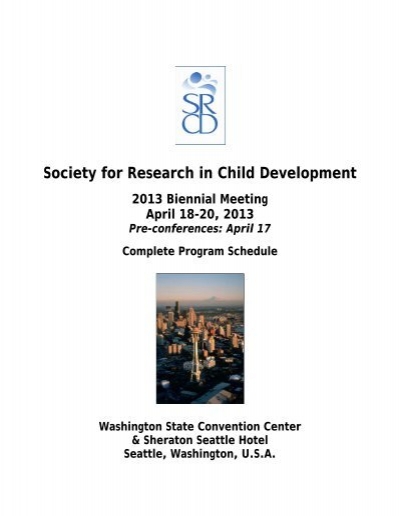 Pdf Of The Program Society For Research In Child Development Images, Photos, Reviews