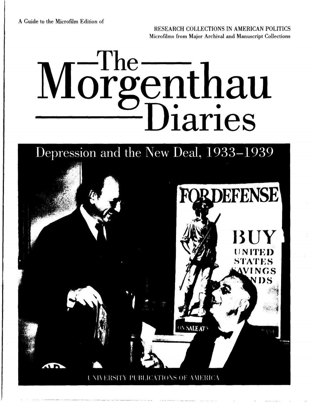 The Morgenthau Diaries - ProQuest