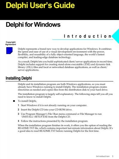How to Program Delphi 3 With CDROM 