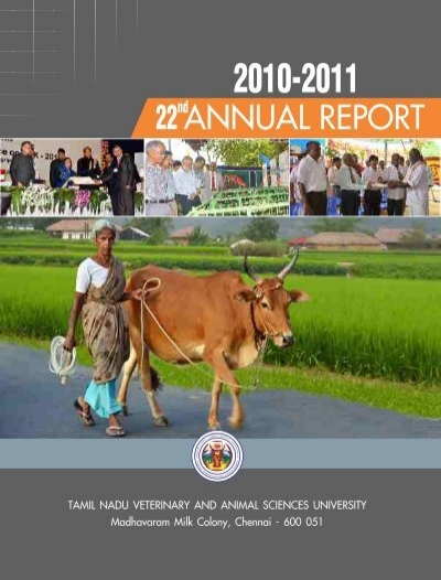 Annual Report - Tamil Nadu Veterinary and Animal Sciences ...