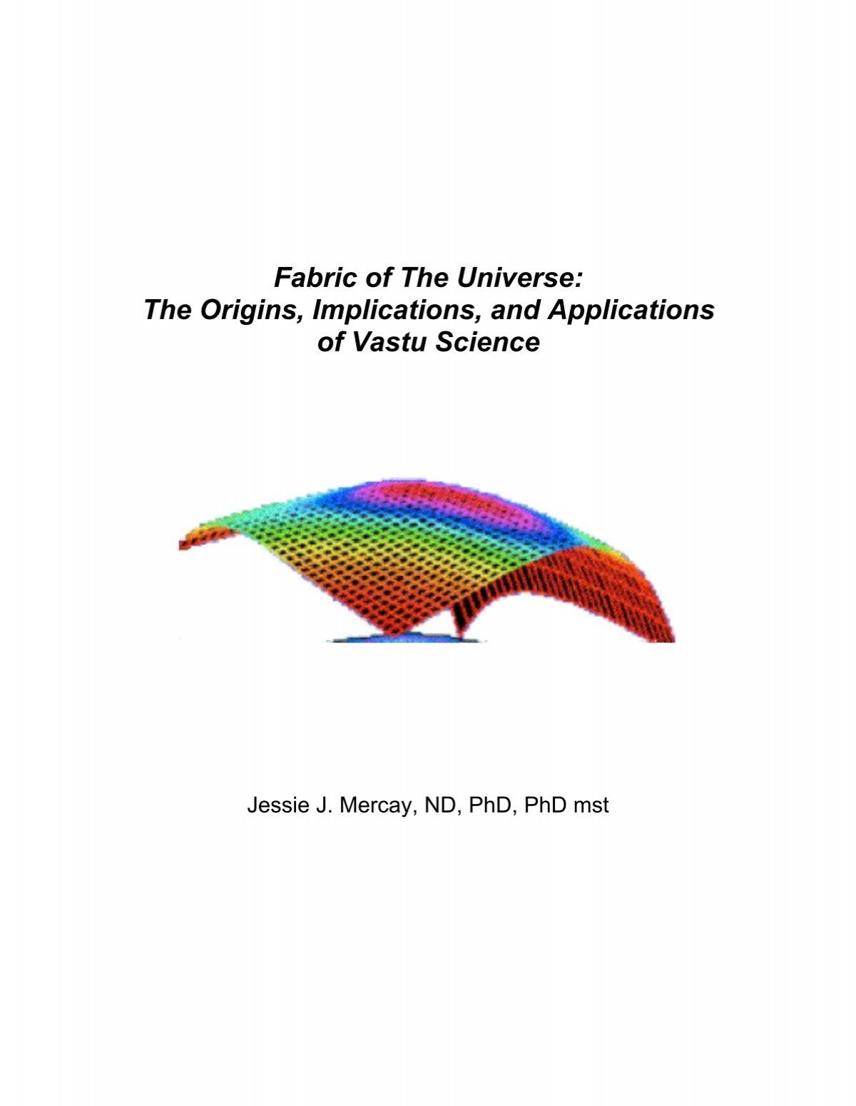  Fabric of the Universe