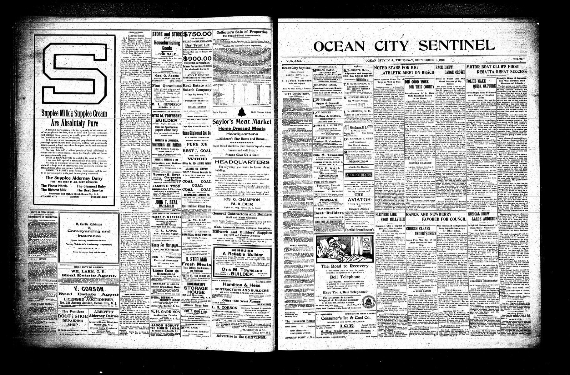 Sep 1910 - On-Line Newspaper Archives of Ocean City