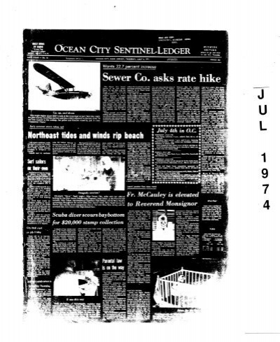 City Jul Newspaper - 1974 of Ocean On-Line Archives