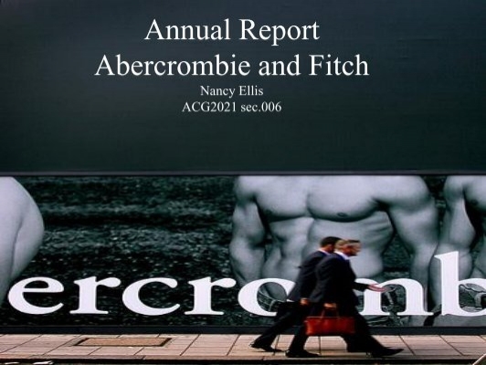 abercrombie & fitch annual report