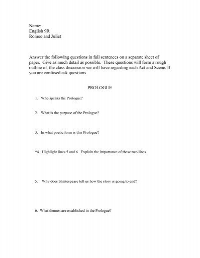Juliet' s answer pdf free download free