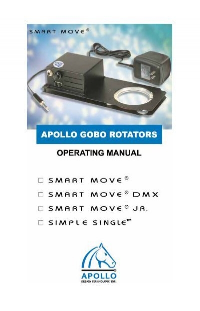 Apollo Smart Move Jr Gobo Rotator ETC S4 JR SM-MOVE-JR 