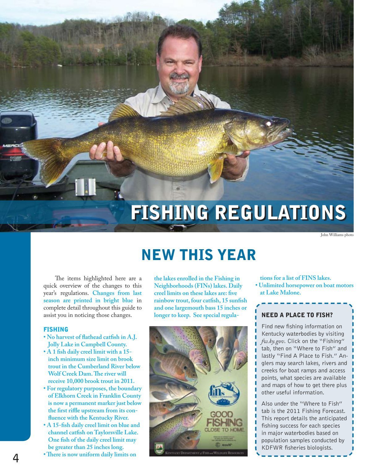 FISHING REGULA TIONS FISHING REGULATIONS - Kentucky Lake