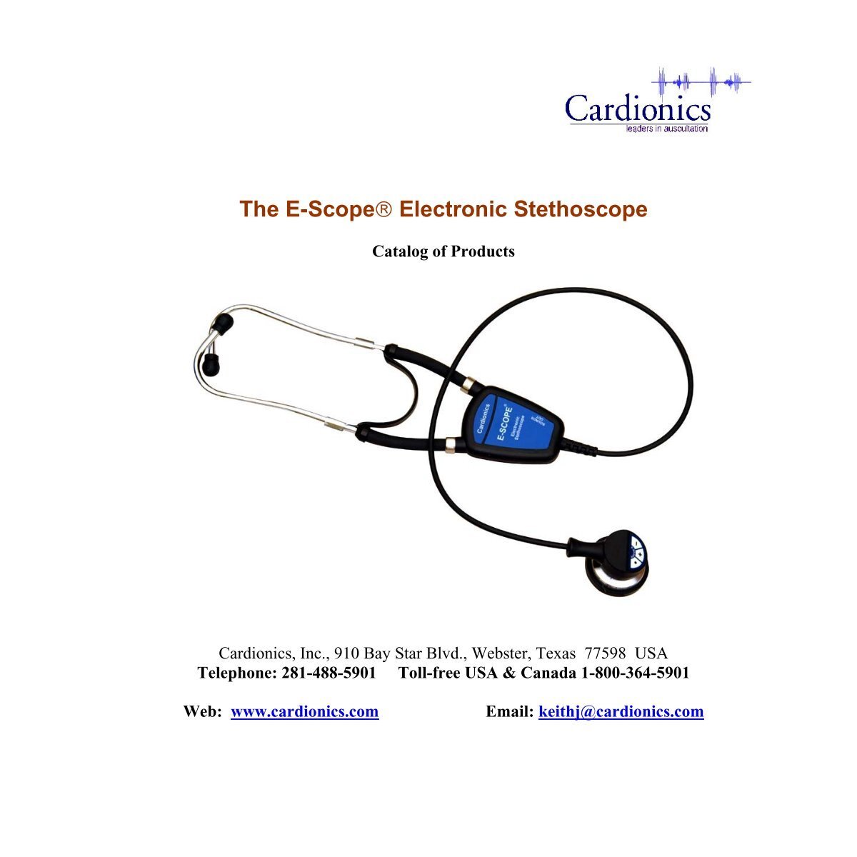 Buy E-Scope 7710 Electronic Stethoscope for Hearing Loss