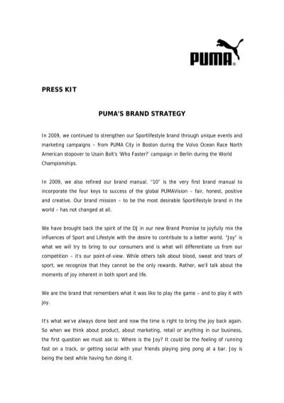 promotion strategy of puma