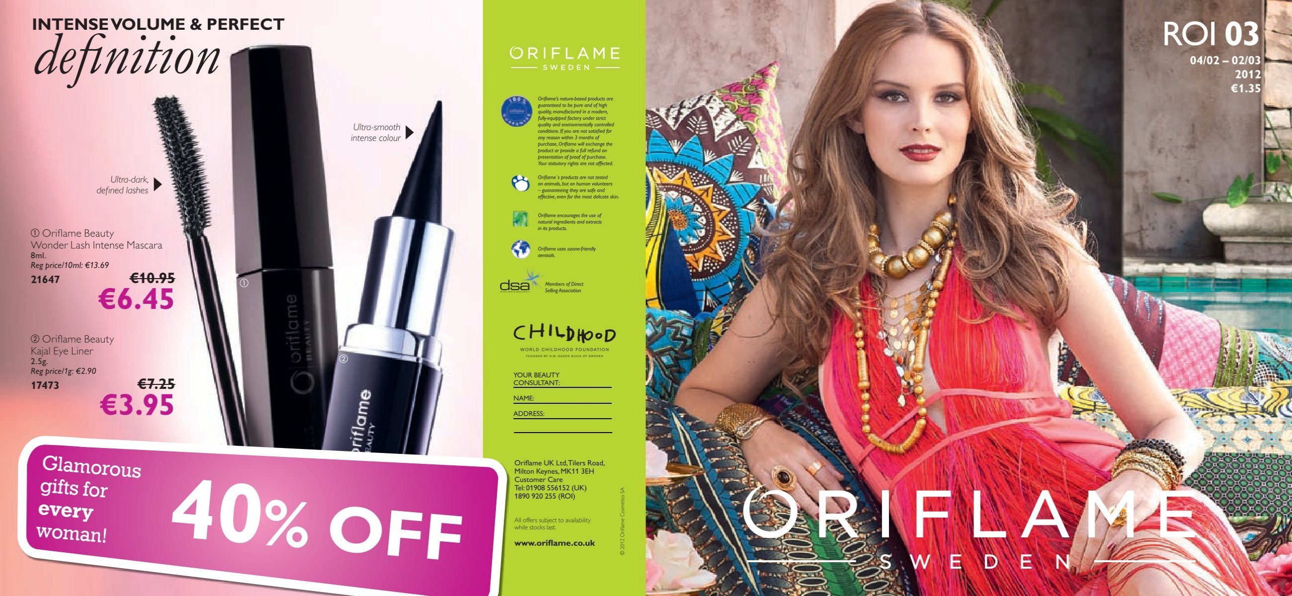 Oriflame Sweden oriflame green vanity bag makeup and jewellary