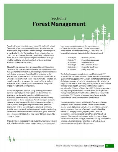 research papers on forest management
