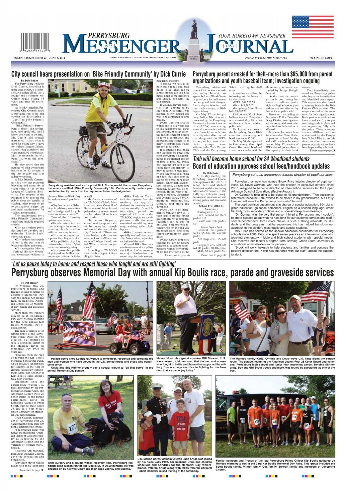 June 6, 2012 PDF Edition of the Perrysburg Messenger Journal