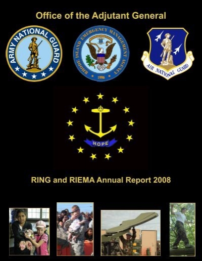 Rhode Island State HQ ARNG Unit Crest State Of Rhode Island Hope 