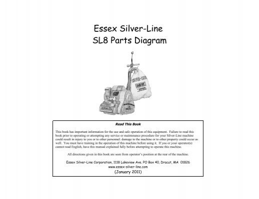 Ponceuse à tambour Essex Silver-Line SL8 SL8 