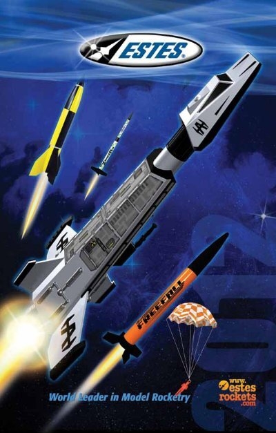 Estes 3022 Payloader II Flying Model Rocket Kit