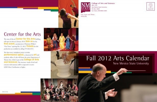 Nmsu Fall 2022 Calendar Department Of Music @ Nmsu - New Mexico State University