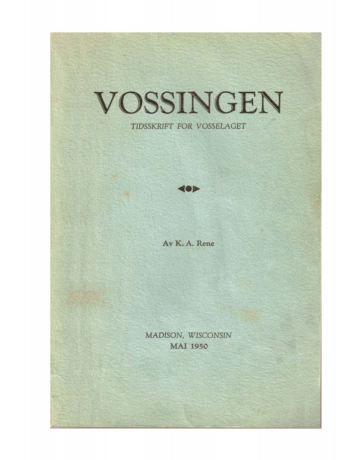 Spole tilbage udbrud Blive gift Vossingen Mai 1950 - Voss Now