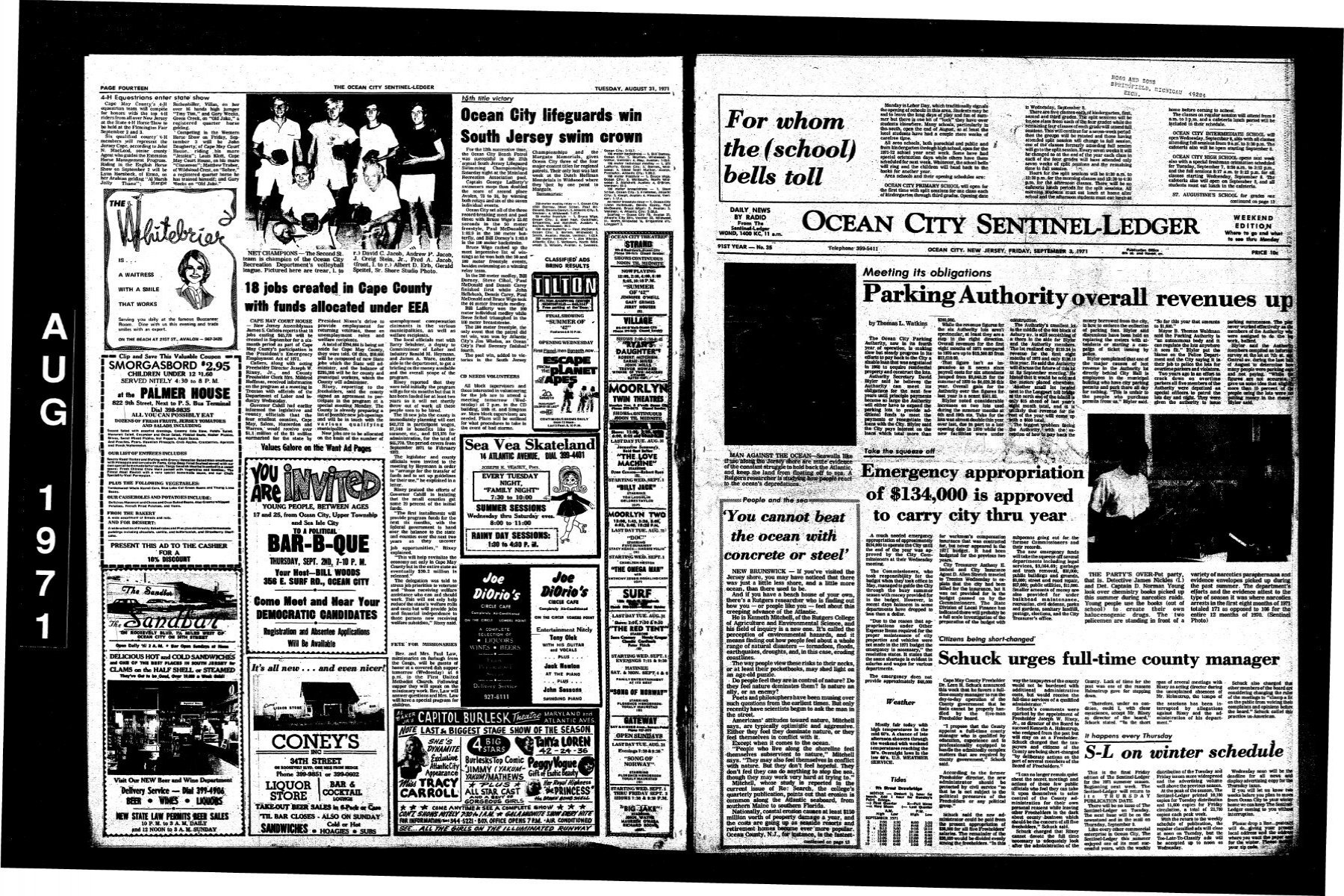 Sep 1971 - On-Line Newspaper Archives of Ocean City