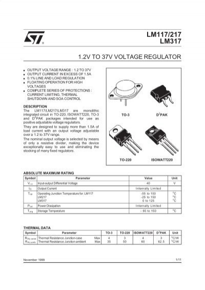 10 x LM317LZ STMICRO Adjustable Voltage Regulator Variable 1.2-37 volt TO92