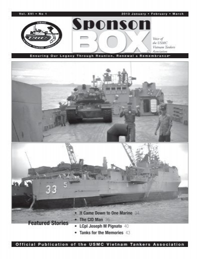 2013 1st Issue Usmc Vietnam Tankers Association