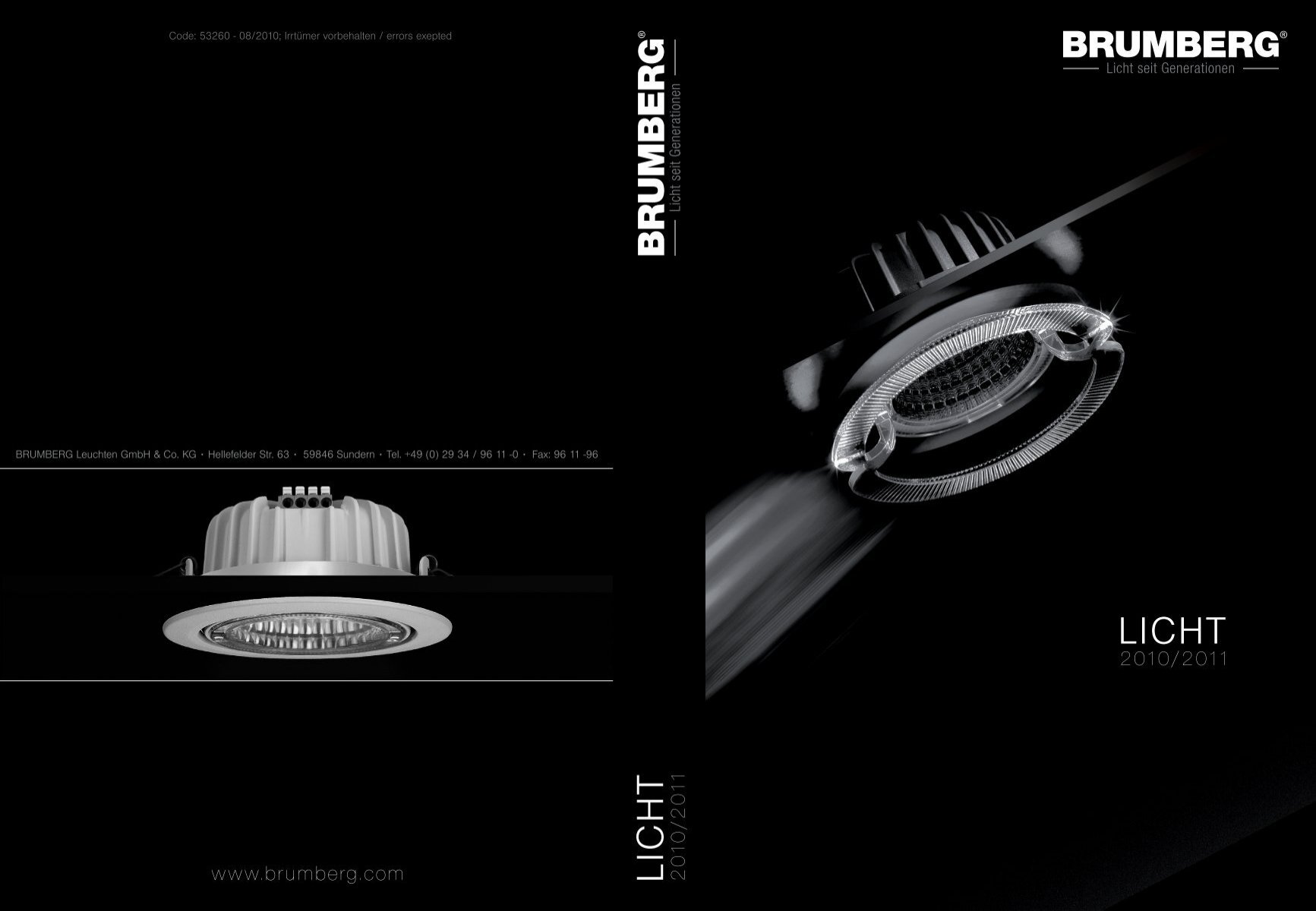 LICHT 2010/2011 Download PDF - Brumberg Leuchten