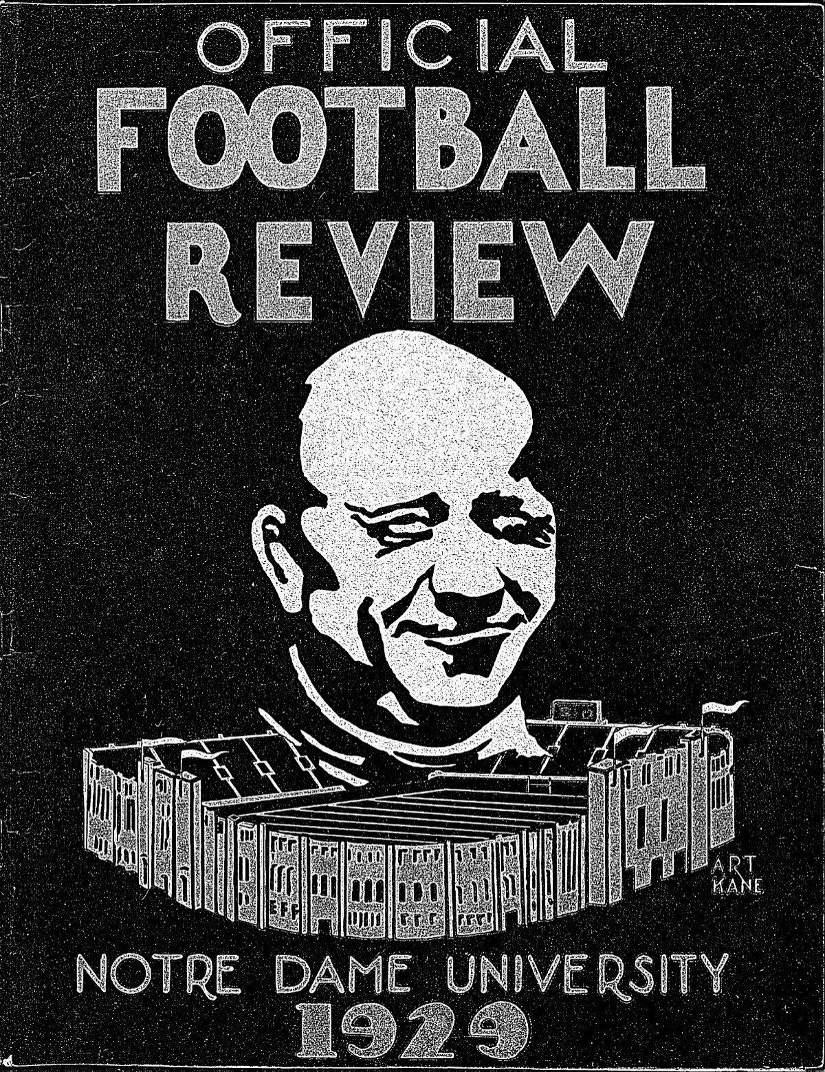 Notre Dame Football Review - 1929 - Archives - University of Notre