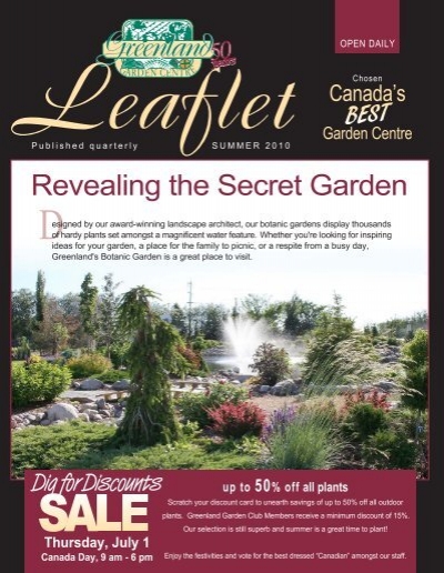 Leaflet Greenland Garden Centre