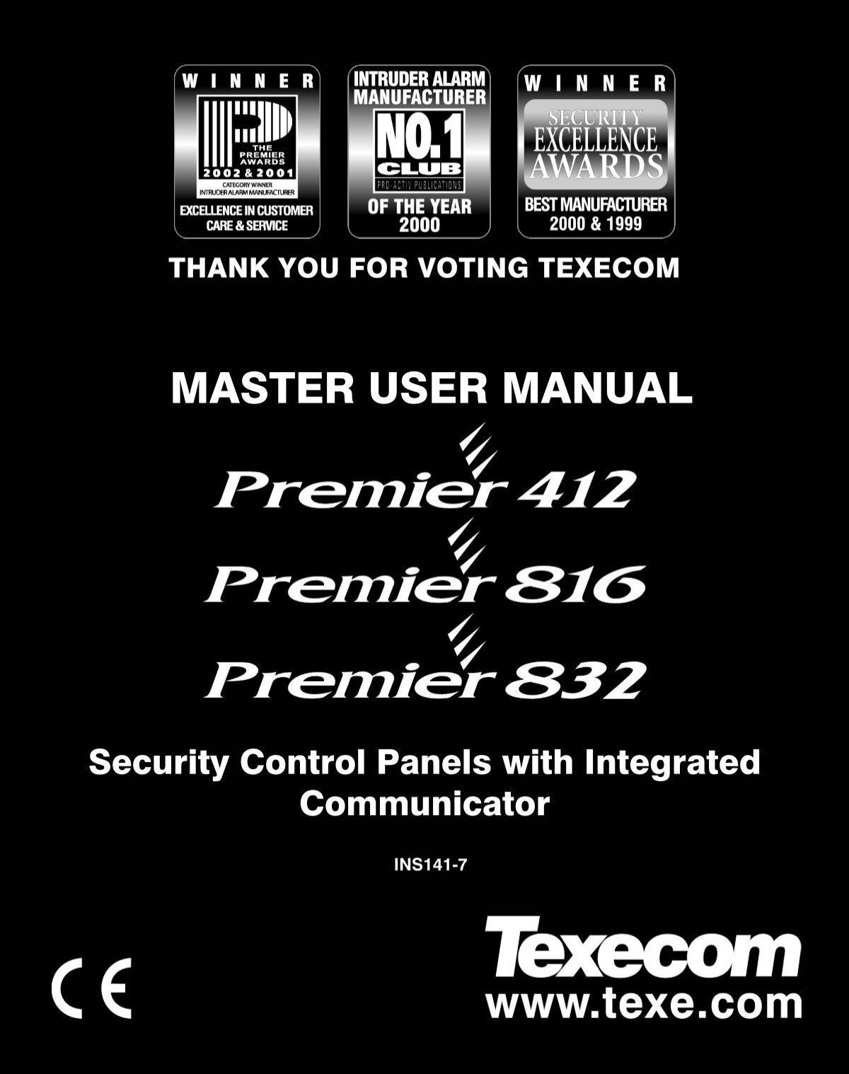 Master User Manual Adt Security