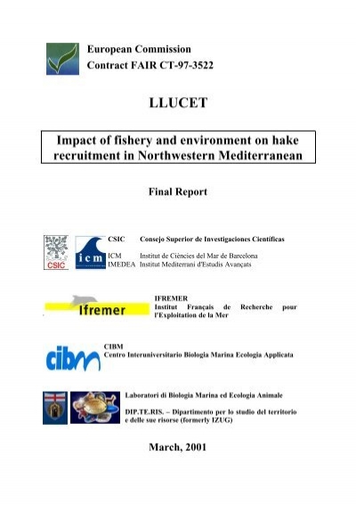 LLUCET - Instituto de Ciencias del Mar - Consejo Superior de 