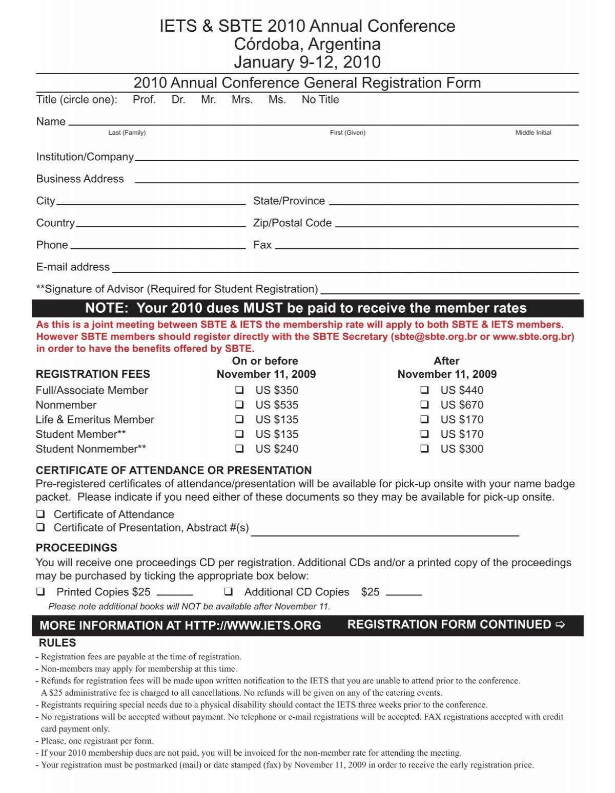 Norwood Marecreation Printable Registration Form