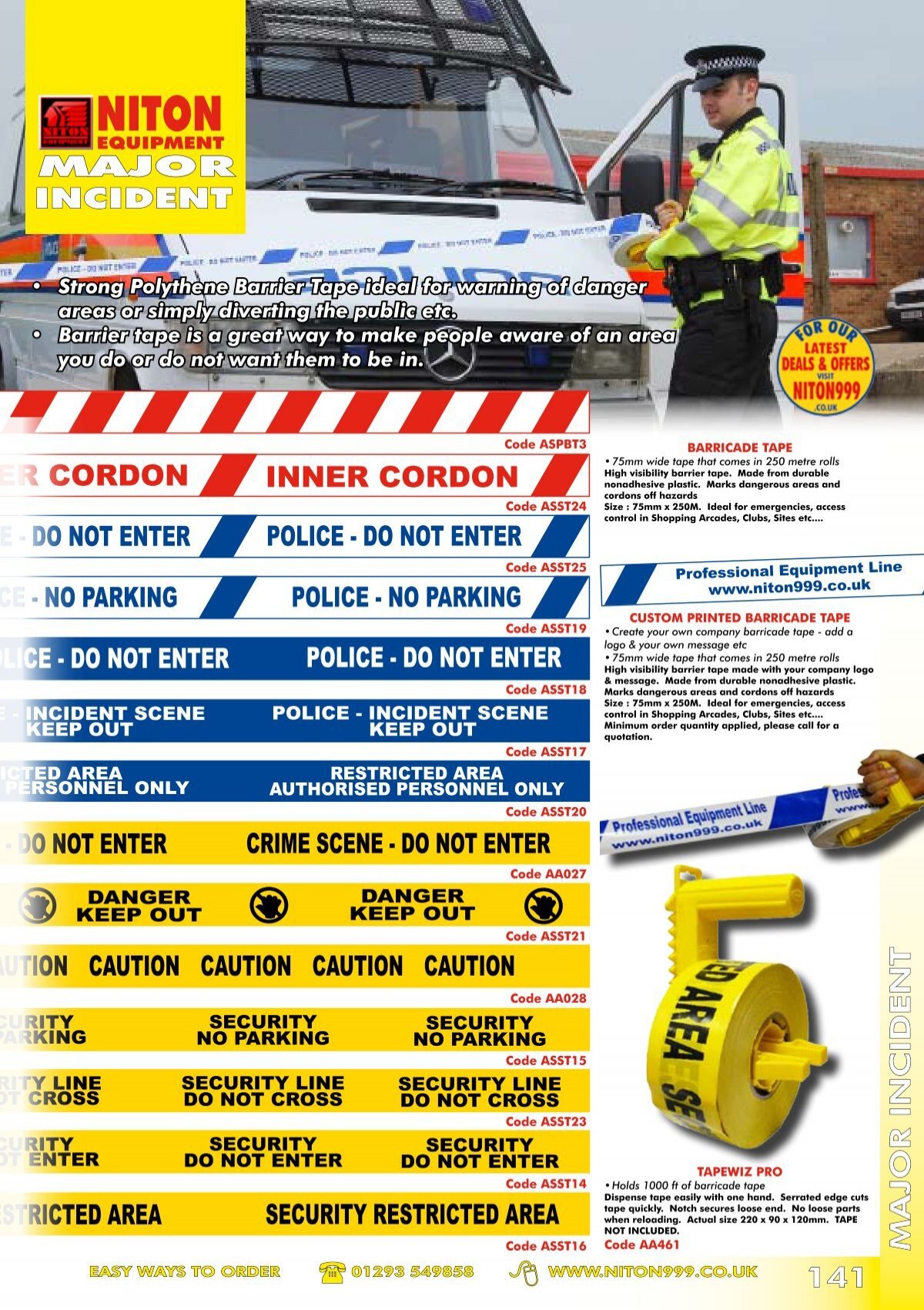 INNER CORDON INNER CORDON - Niton 999 Equipment