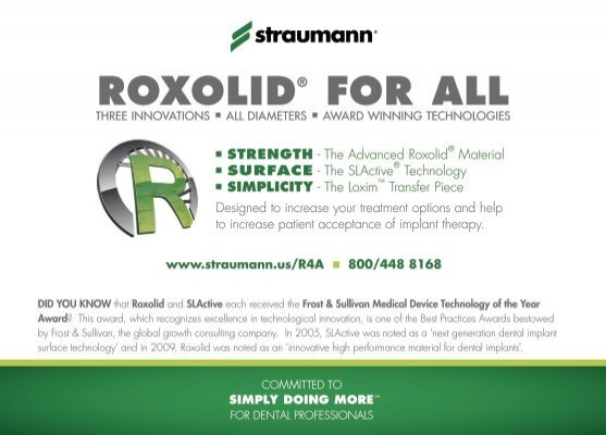 Roxolid For All Straumann
