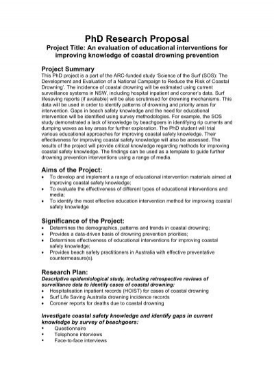 neuroscience phd research proposal example