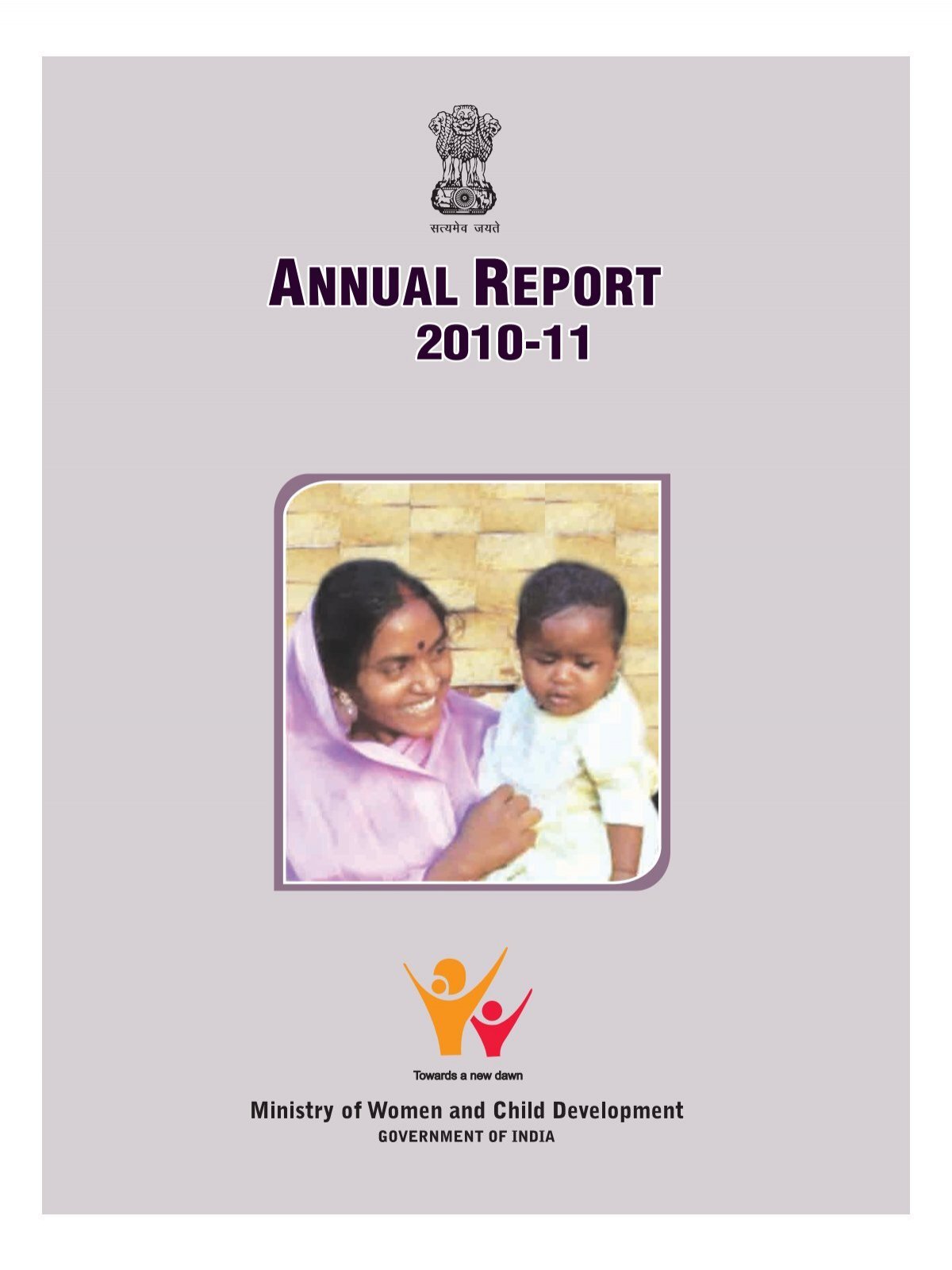 2011 Annual Report of the Ministry of Women and Child  - Jeywin